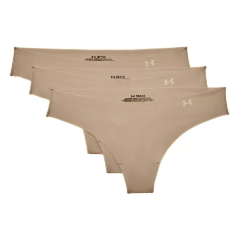 Under Armour PS Thong 3Pack -BRN W 1325615-249 - brown