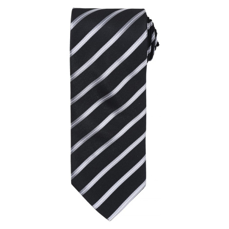 Premier Workwear Pruhovaná kravata Sports Stripe