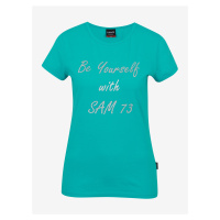 Petrolejové dámské tričko SAM 73 Renee