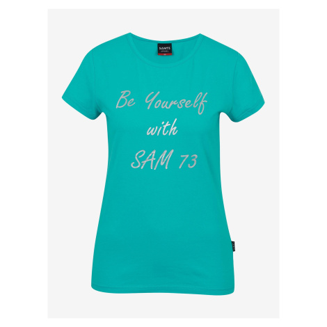 Petrolejové dámské tričko SAM 73 Renee