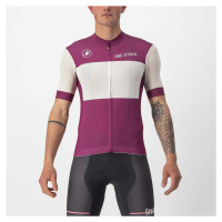 CASTELLI Cyklistický dres s krátkým rukávem - GIRO D'ITALIA 2024 - fialová/bílá/bordó