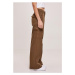 Urban Classics / Ladies High Waist Wide Leg Twill Cargo Pants olive