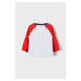 Dětské tričko s dlouhým rukávem Mayoral červená barva, s potiskem