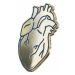 Srdce ze zlata „Be Charity“