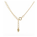 Stříbrný pozlacený náhrdelník znamení zvěrokruhu panna SVLN0165XF3GOPA