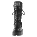 boty kožené dámské - Itali Negro - NEW ROCK - M.373-S33