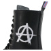 boty kožené unisex - 10 dírkové - STEADY´S - STE/10/H_Anarchy white