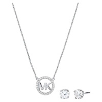 Stříbrný náhrdelník a náušnice Michael Kors
