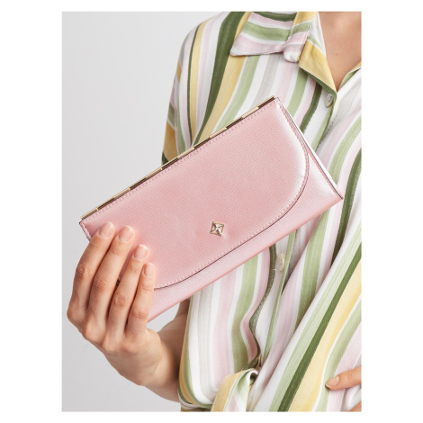 Elegantní světle růžová peněženka Fashionhunters