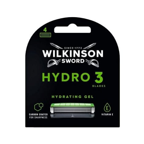 WILKINSON Hydro3 Black 4 ks Wilkinson Sword