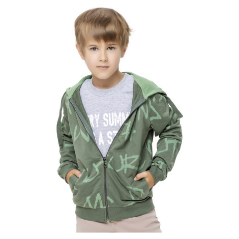 Chlapecká mikina - Winkiki WJB 82274, zelená Barva: Zelená