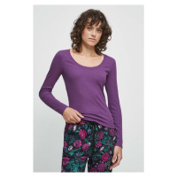 Tričko s dlouhým rukávem Medicine fialová barva