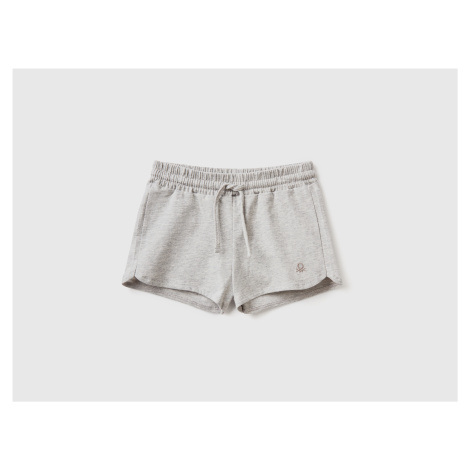 Benetton, Shorts With Drawstring In Organic Cotton United Colors of Benetton