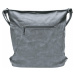 Velký středně šedý kabelko-batoh s kapsou
