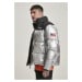 Pánská zimní bunda // Mister Tee NASA Two-Toned Puffer Jacket cool grey