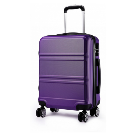 Fialový cestovní velký kufr se zámkem a otočnými kolečky Perfei Lulu Bags