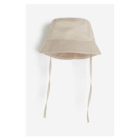 H & M - Bavlněný klobouk bucket - hnědá H&M