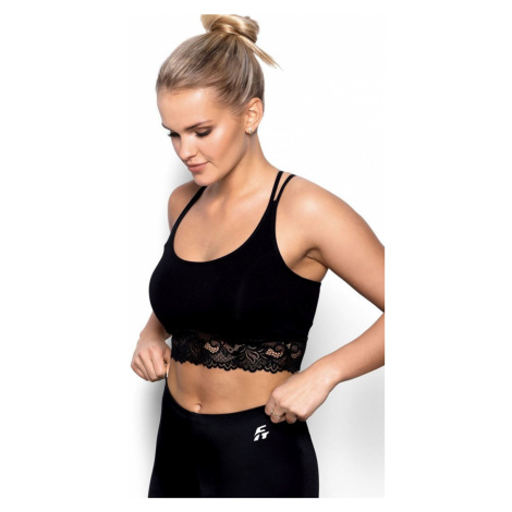 Crop top s krajkou