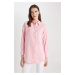 DEFACTO Relax Fit Shirt Collar Long Sleeve Tunic