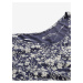 Bílo-modré dámské květované šaty ALPINE PRO FANERA