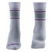 Ponožky Bridgedale Everyday Ultra Light Merino Performance Boot Women's dark light grey/purple/0
