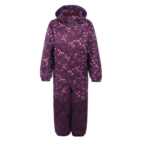 COLOR KIDS-Coverall AOP, AF 10.000, grape wine Fialová