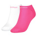 Calvin Klein Sada dvou párů dámských ponožek v růžové a bílé barvě Calvin Kle - Dámské