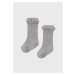 Dětské ponožky Mayoral šedá barva
