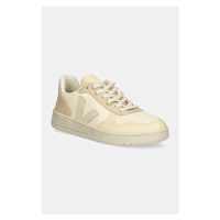 Kožené sneakers boty Veja V-10 béžová barva, VX0503673A