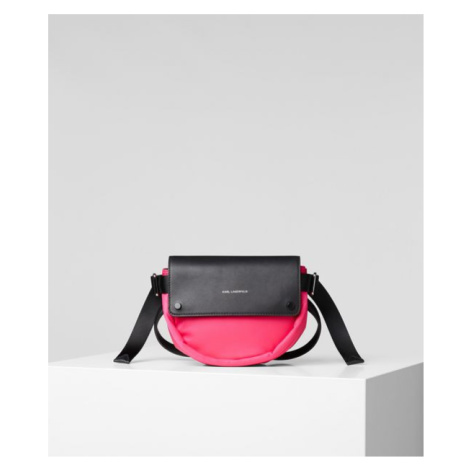 Bum bag karl lagerfeld k/ikon nylon belt-bag růžová