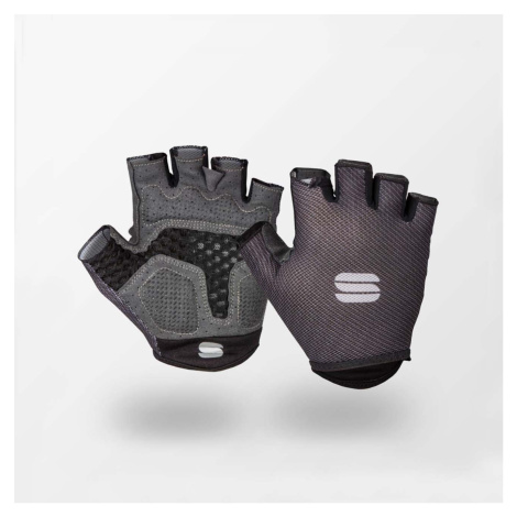 SPORTFUL Cyklistické rukavice krátkoprsté - AIR - černá/šedá