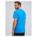 Modré pánské bavlněné tričko s potiskem SAM73 Almandit