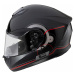 Moto přilba W-TEC Yorkroad Fusion Black Grey Red Glossy