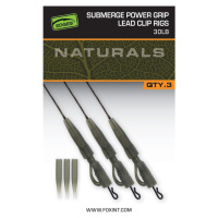 Fox Montáž Edges Naturals Submerge Power Grip Lead Clips 3ks - 40lb