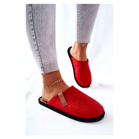 Women's Slippers Big Star II267002 Red-Brown