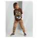 Mushi Jeep Boys T-shirt Gabardine Pants Suit