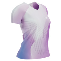 Compressport Performance SS Tshirt W Royal Lilac/Lupine/White Běžecké tričko s krátkým rukávem