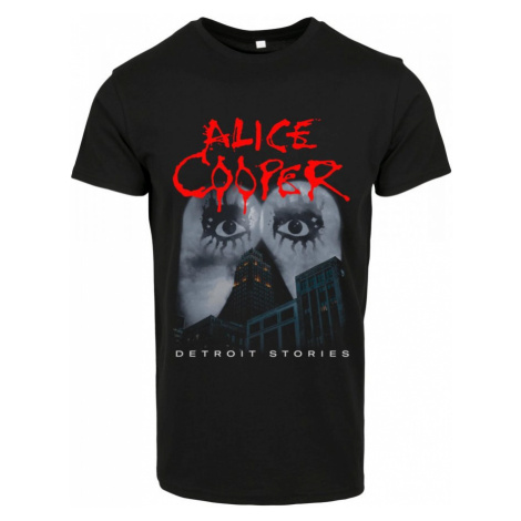 Pánské tričko Merchcode Alice Cooper Detroit Stories Tee - černé