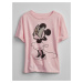 GAP Dětské tričko Disney Minnie Mouse Růžová