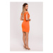 Made Of Emotion Dámské mini šaty Yema M681 oranžová Oranžová