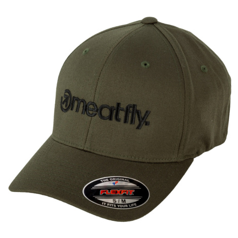 Meatfly Brand Flexfit Olive