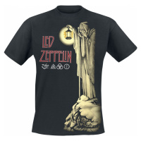 Led Zeppelin Hermit Tričko černá