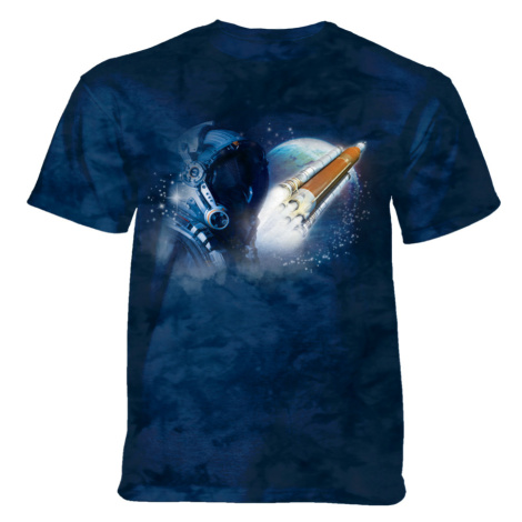 The Mountain Dětské batikované tričko - ARTEMIS ASTRONAUT - vesmír - modrá