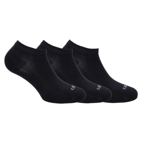 CMP BAMBOO INVISIBILE SOCK TRIPACK Pánské ponožky, černá, velikost
