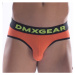 DMXGEAR pánské luxusní oranžové slipy Anatomically Fit Brief