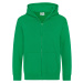 Just Hoods Dětská mikina na zip JH050J Kelly Green