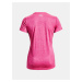 Růžové dámské tričko Under Armour Tech SSV - Twist