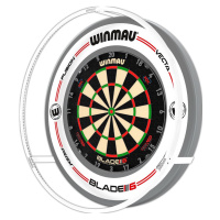 Osvětlení sisalového terče Winmau Plasma Ice 360, bílé