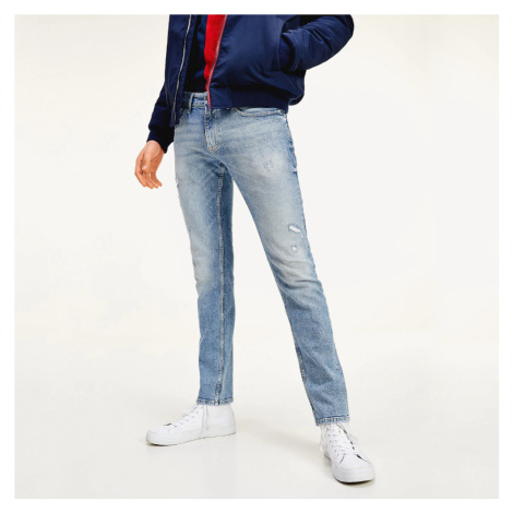 Tommy Jeans pánské světlé modré džíny Scanton Tommy Hilfiger