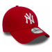 Kšiltovka New Era 9Forty MLB League Basic NY Yankees Scarlet White